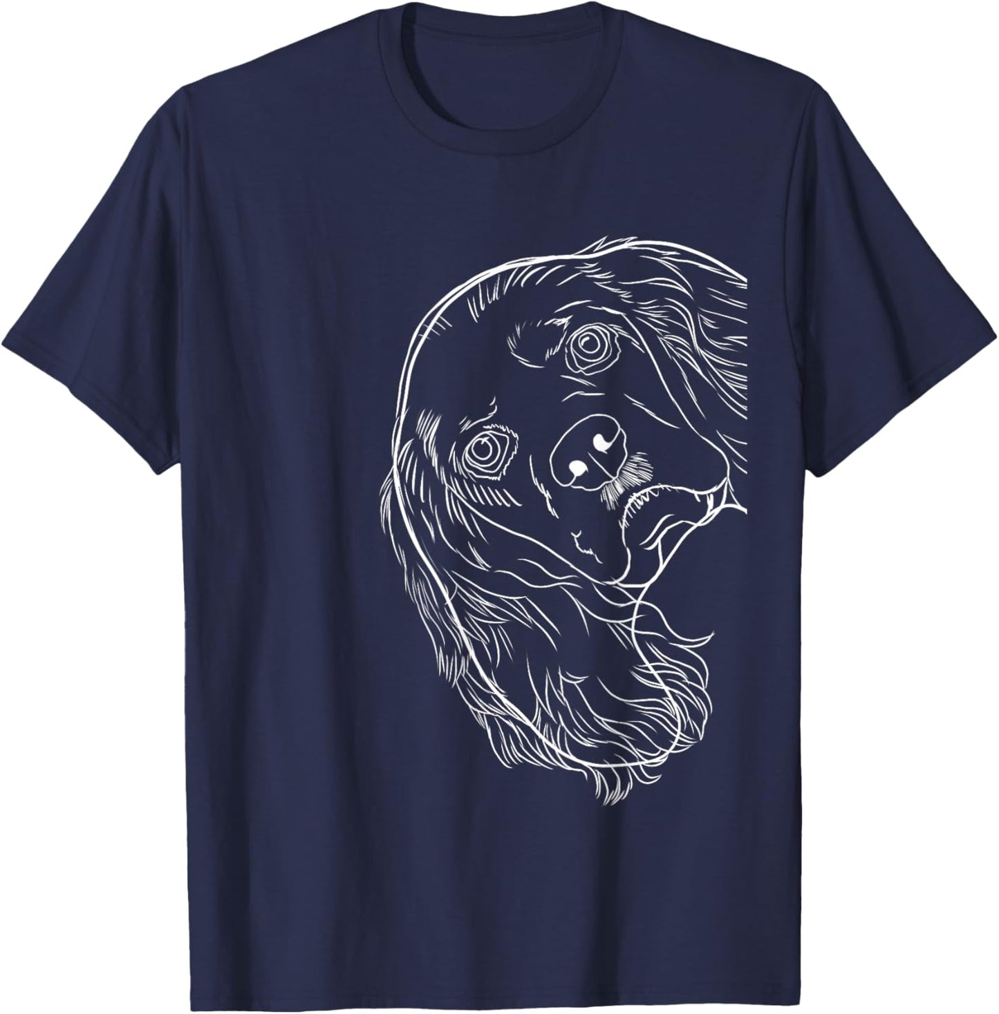 Funny Dog American Cocker Spaniel T-Shirt - T-Shirt | Navy
