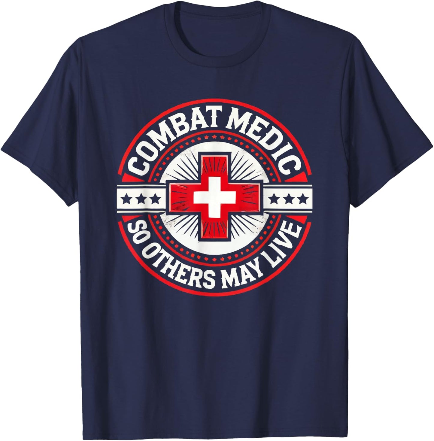 Combat Medic First Aid Field Medic Military T-Shirt - T-Shirt | Navy