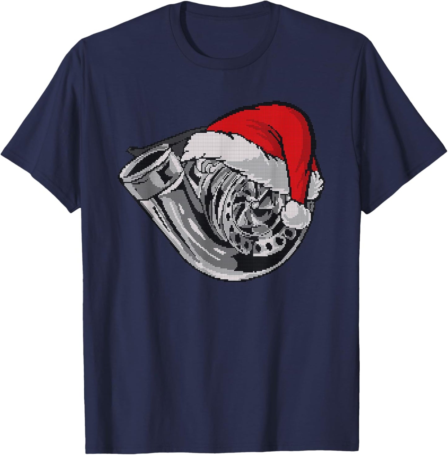 Turbo Ugly Christmas Car Enthusiast Racing Drifting Matching T-Shirt - T-Shirt | Navy