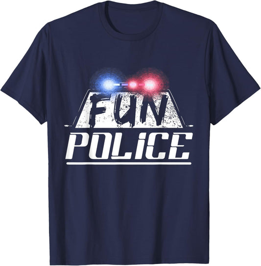Dance Chaperone Fun Police For Dancing Sheriff State Cop T-Shirt - T-Shirt | Navy