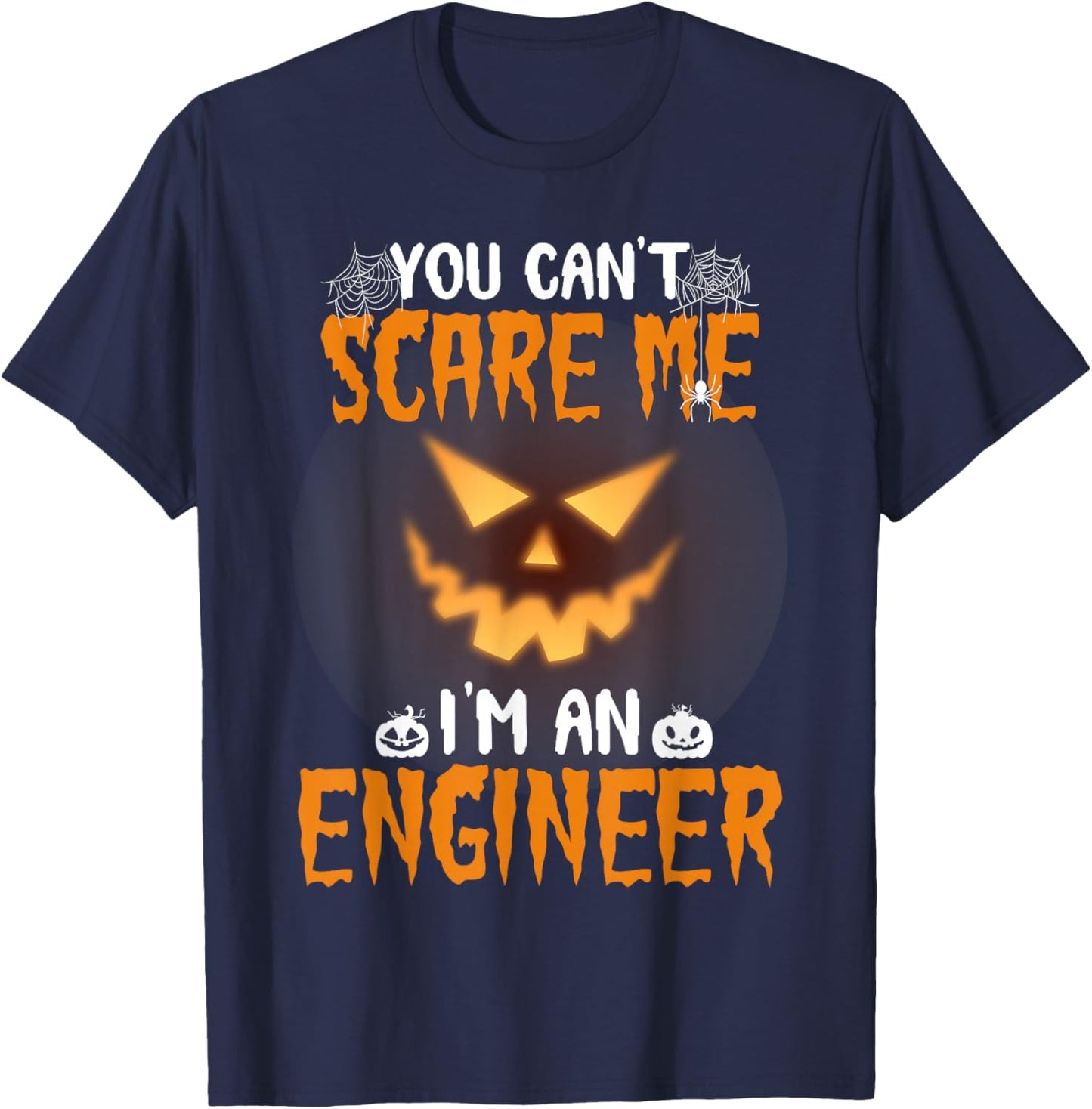 Scary Engineer Costume scary Halloween Spooky Engineer T-Shirt - T-Shirt | Navy