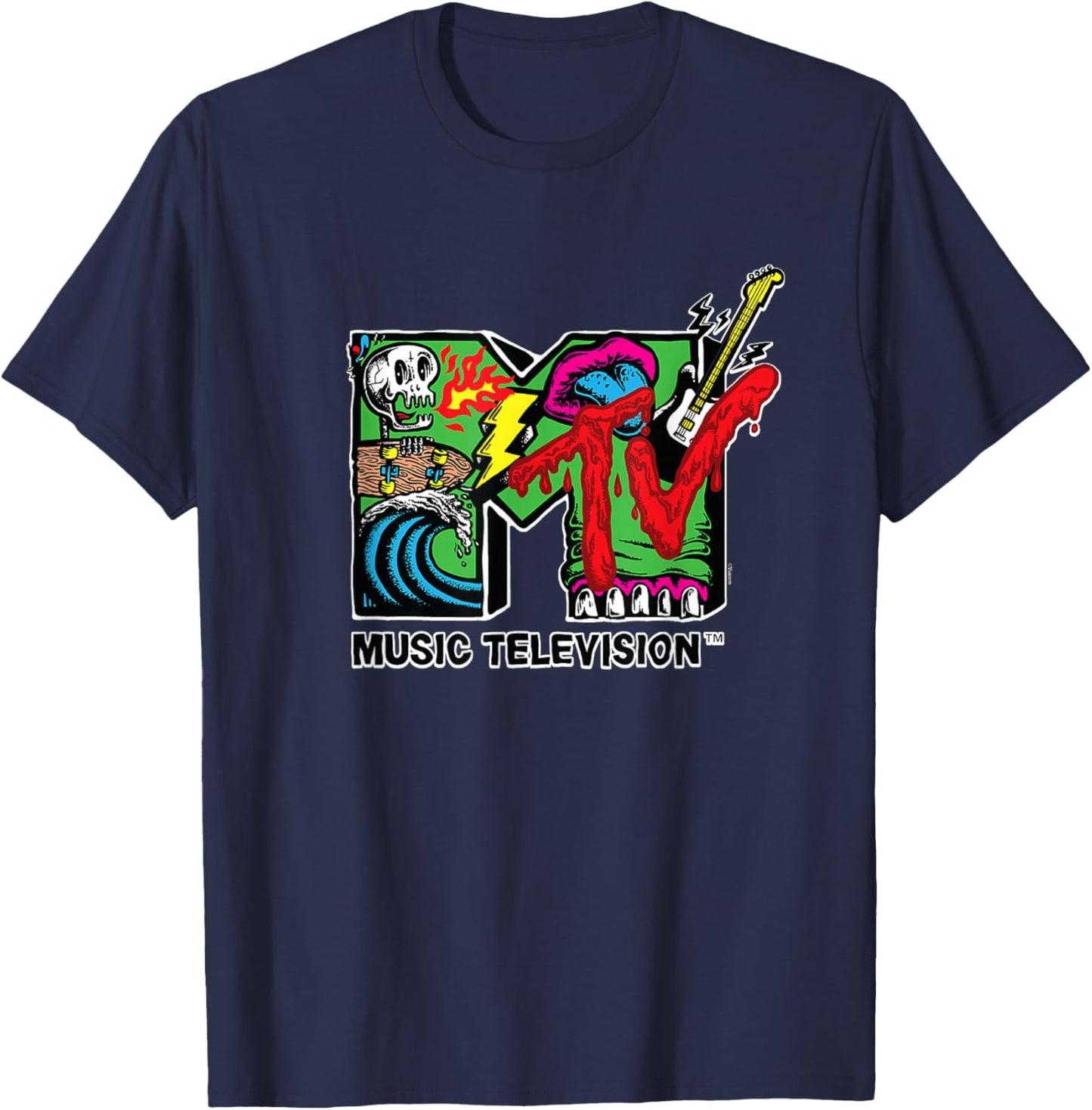MTV - MTV Skater T-Shirt - T-Shirt | Navy