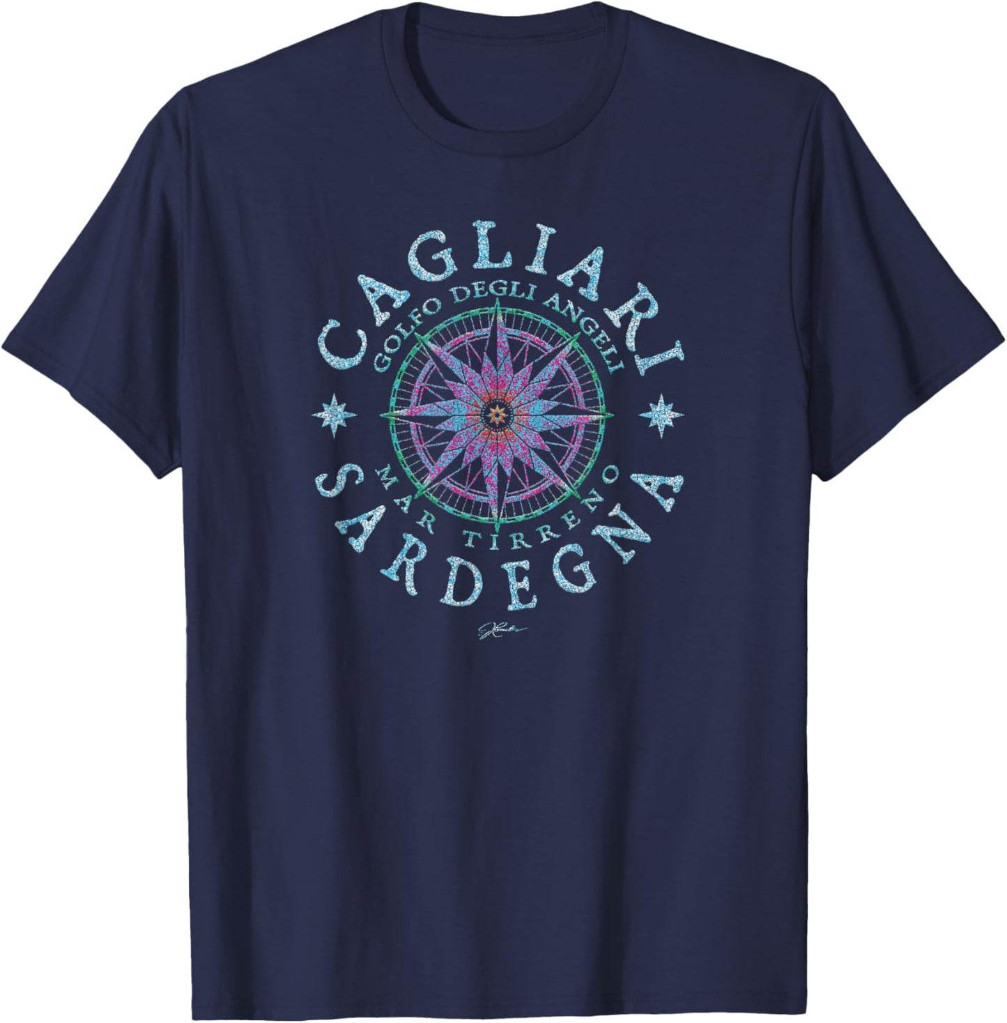 JCombs: Cagliari, Sardinia, Italy T-Shirt - T-Shirt | Navy