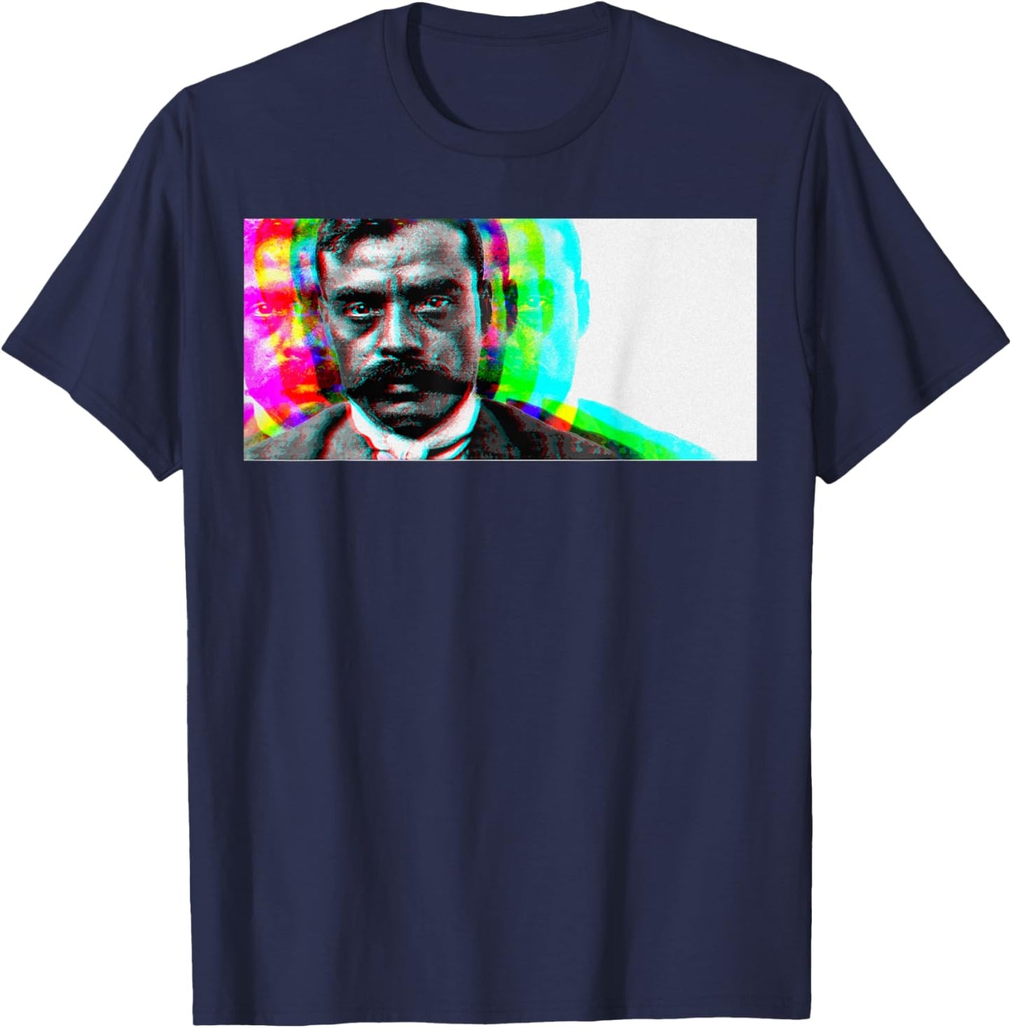 Emiliano Zapata Mexican Hero La Revolucion Mexicana T-Shirt - T-Shirt | Navy
