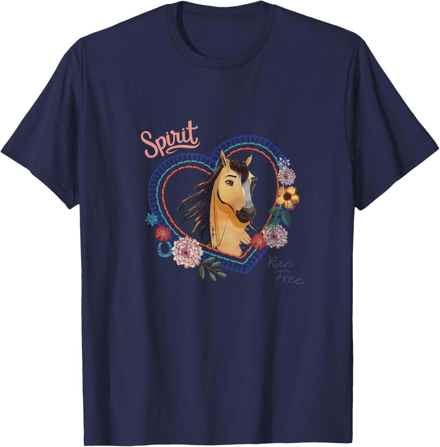 Spirit Riding Free - Spirit Dreams T-Shirt - T-Shirt | Navy