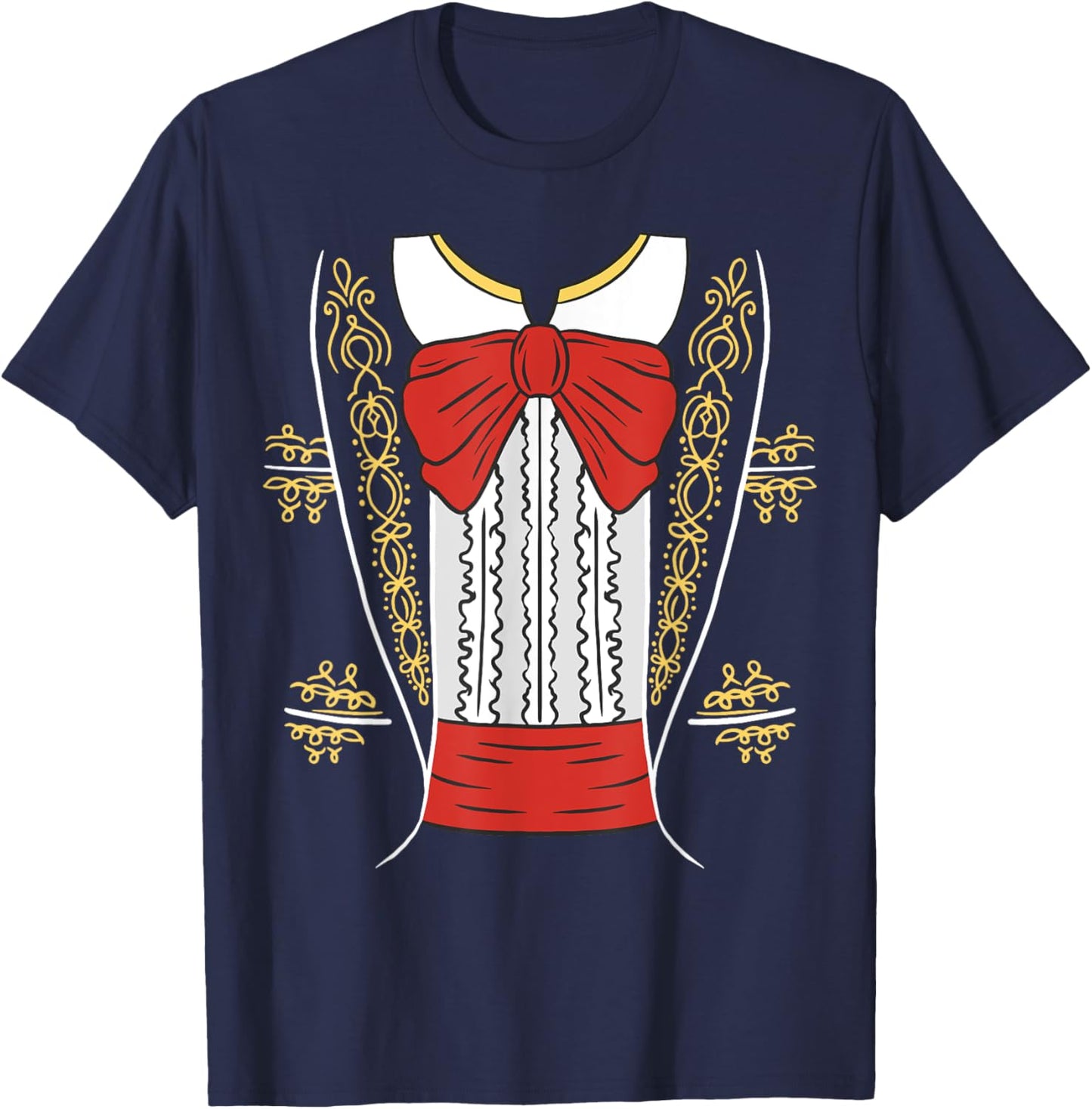 DIY Halloween Mexican Mariachi Kids Adults Traditional T-Shirt - T-Shirt | Navy