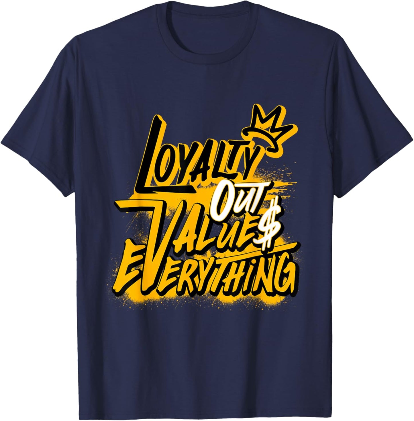Retro Del Sol 13s Loyalty Out Value Dripping 13 Del Sol T-Shirt - T-Shirt | Navy