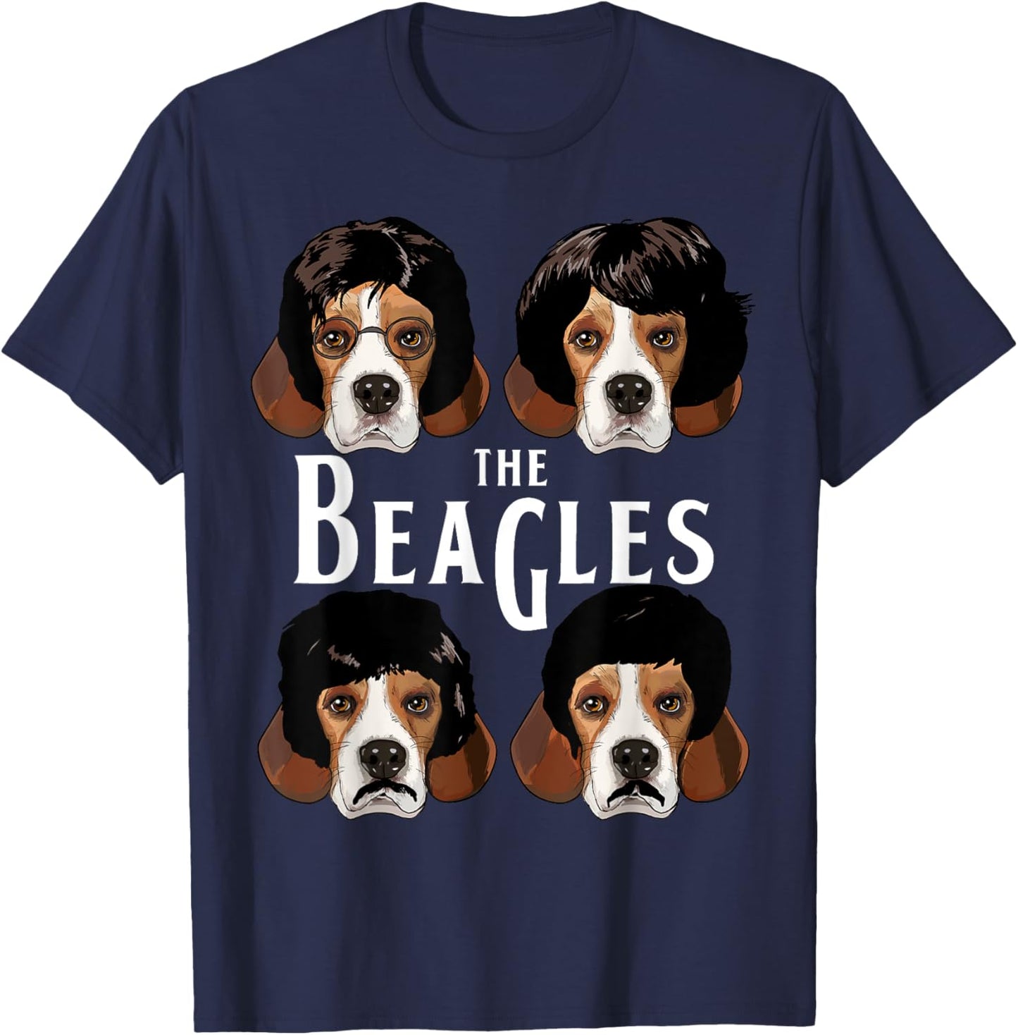 The Beagles funny Beagle lovers T-Shirt - T-Shirt | Navy