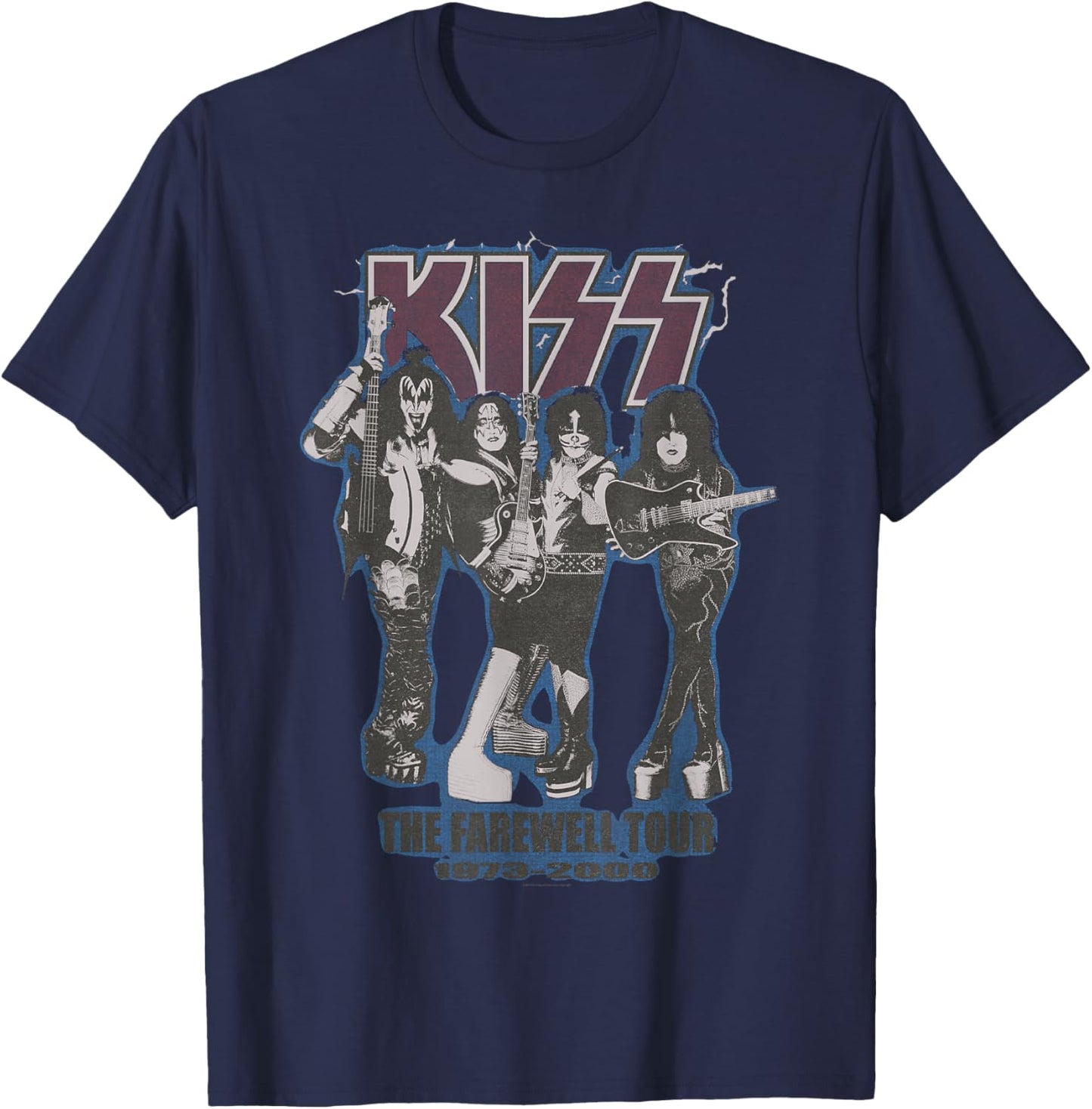 KISS - The Farewell Tour T-Shirt - T-Shirt | Navy