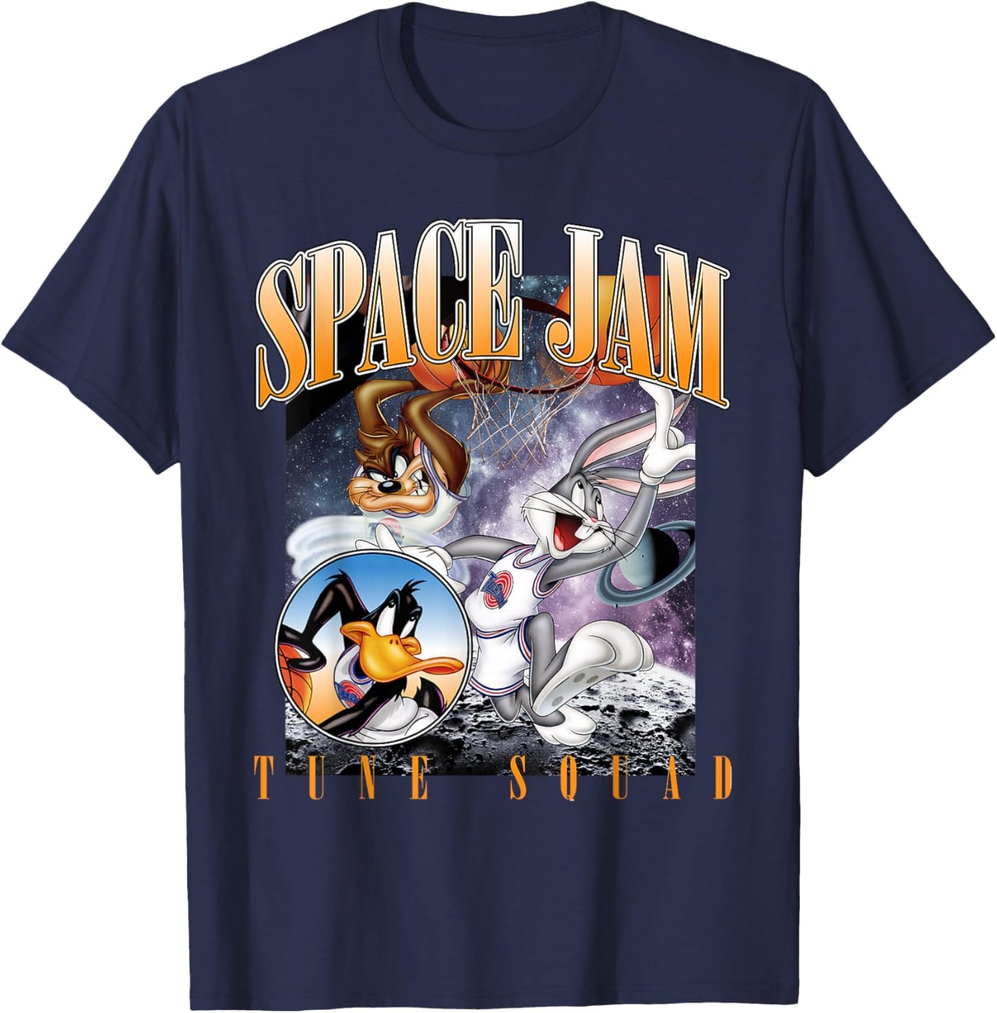 Space Jam Tune Squad Vintage T-Shirt - T-Shirt | Navy