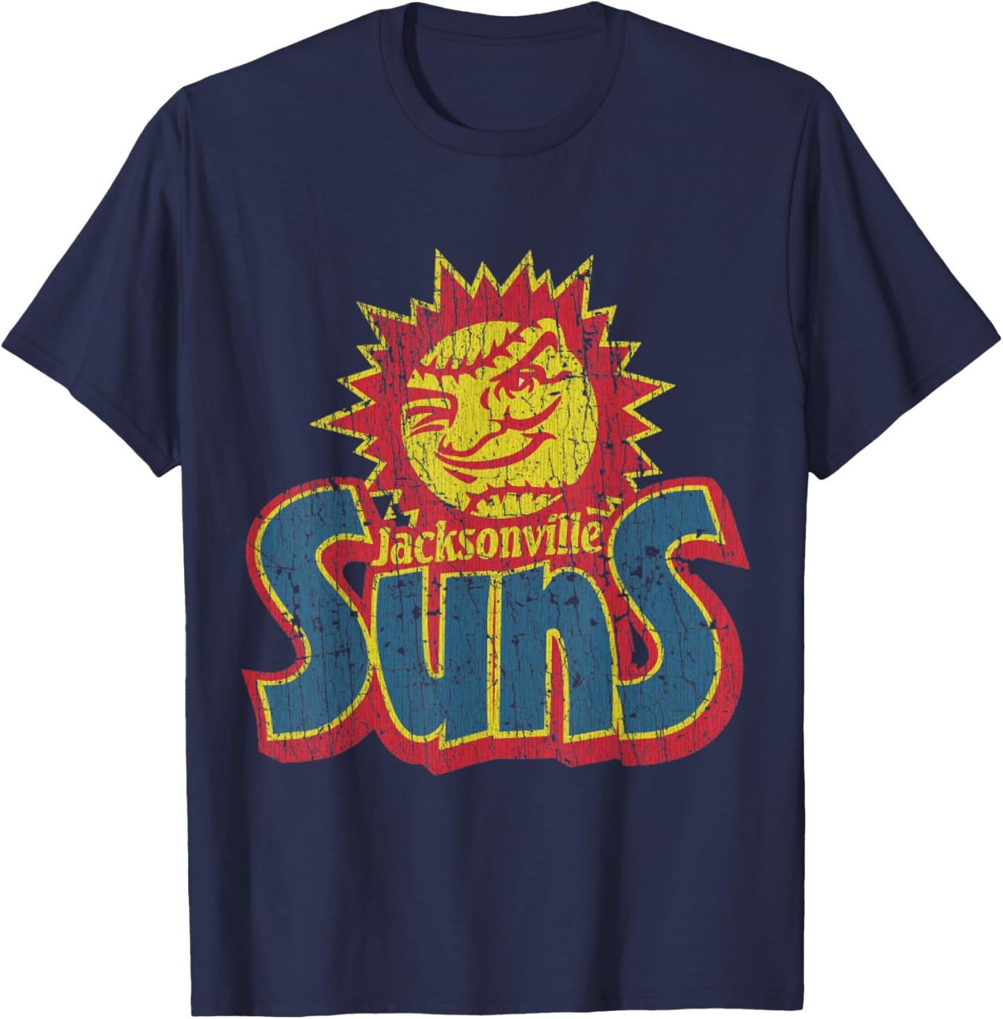Vintage Jacksonville Suns 1962 T-Shirt - T-Shirt | Navy