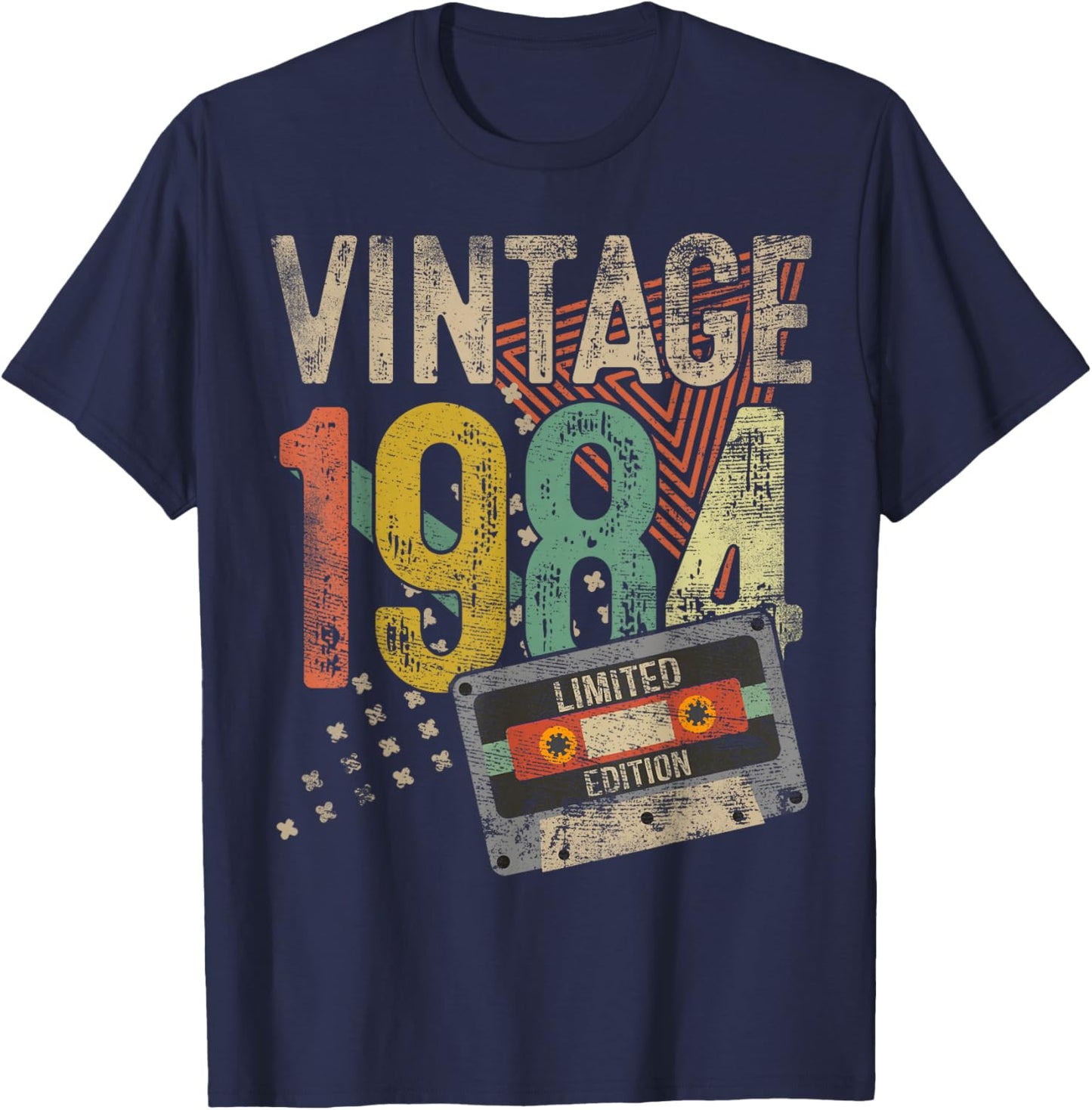 Vintage 1984 41st Birthday Gifts Women 41 Year Old T-Shirt - T-Shirt | Navy