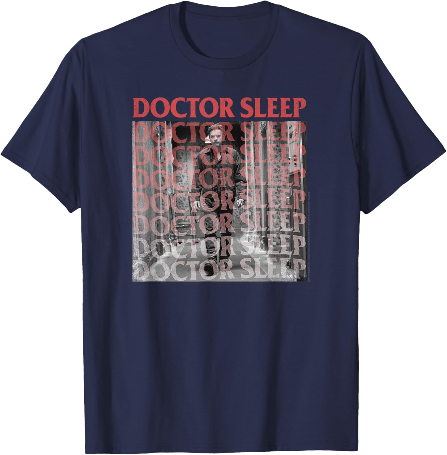 Magic Shining Text Stack T-Shirt - T-Shirt | Navy