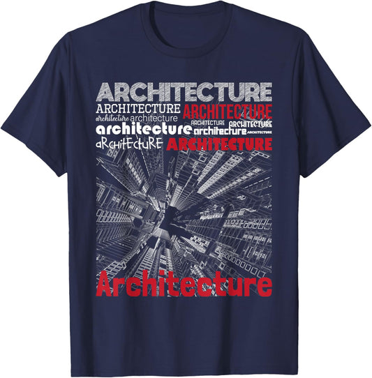 Architecture - Architectural Engineer Design Planner Builder T-Shirt - T-Shirt | Navy