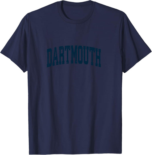 Dartmouth Massachusetts MA Vintage Athletic Sports Navy Desi T-Shirt - T-Shirt | Navy