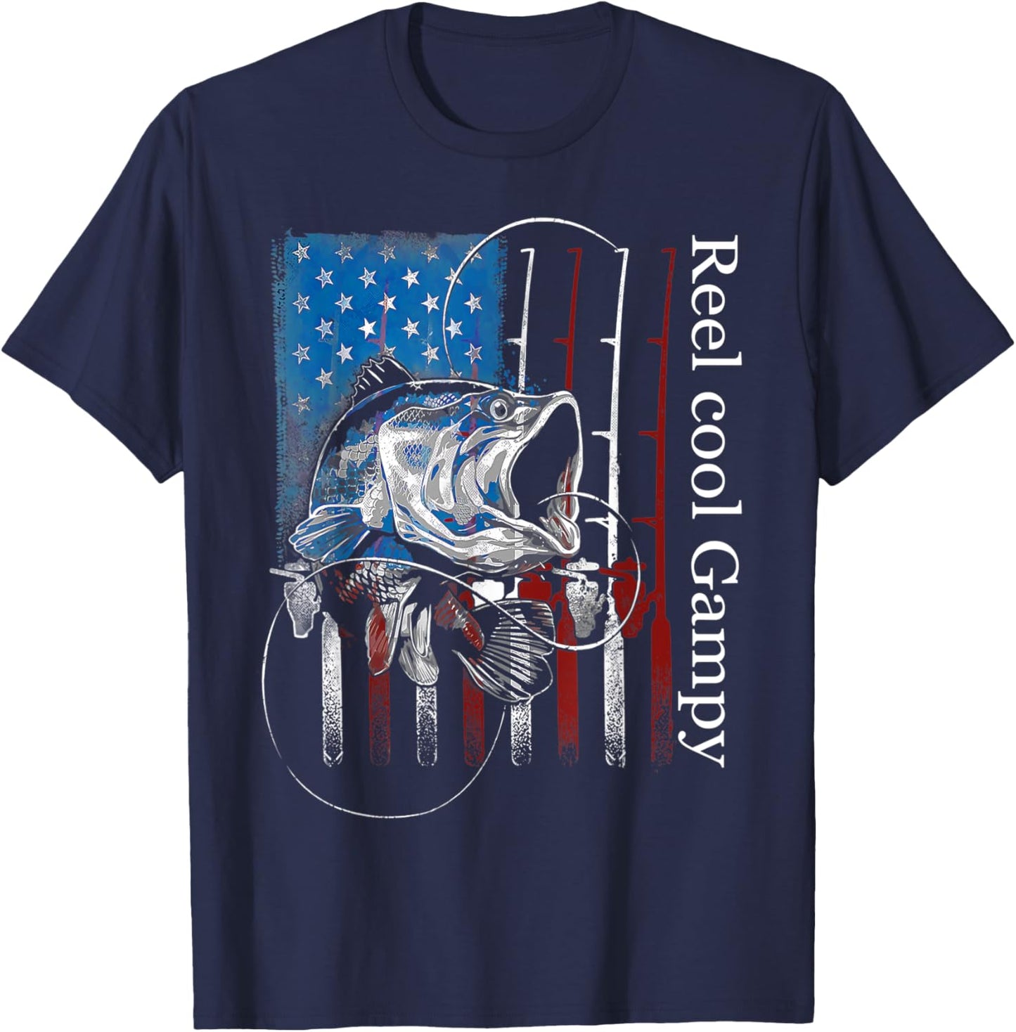 Reel cool Reel cool Gampy T-Shirt - T-Shirt | Navy
