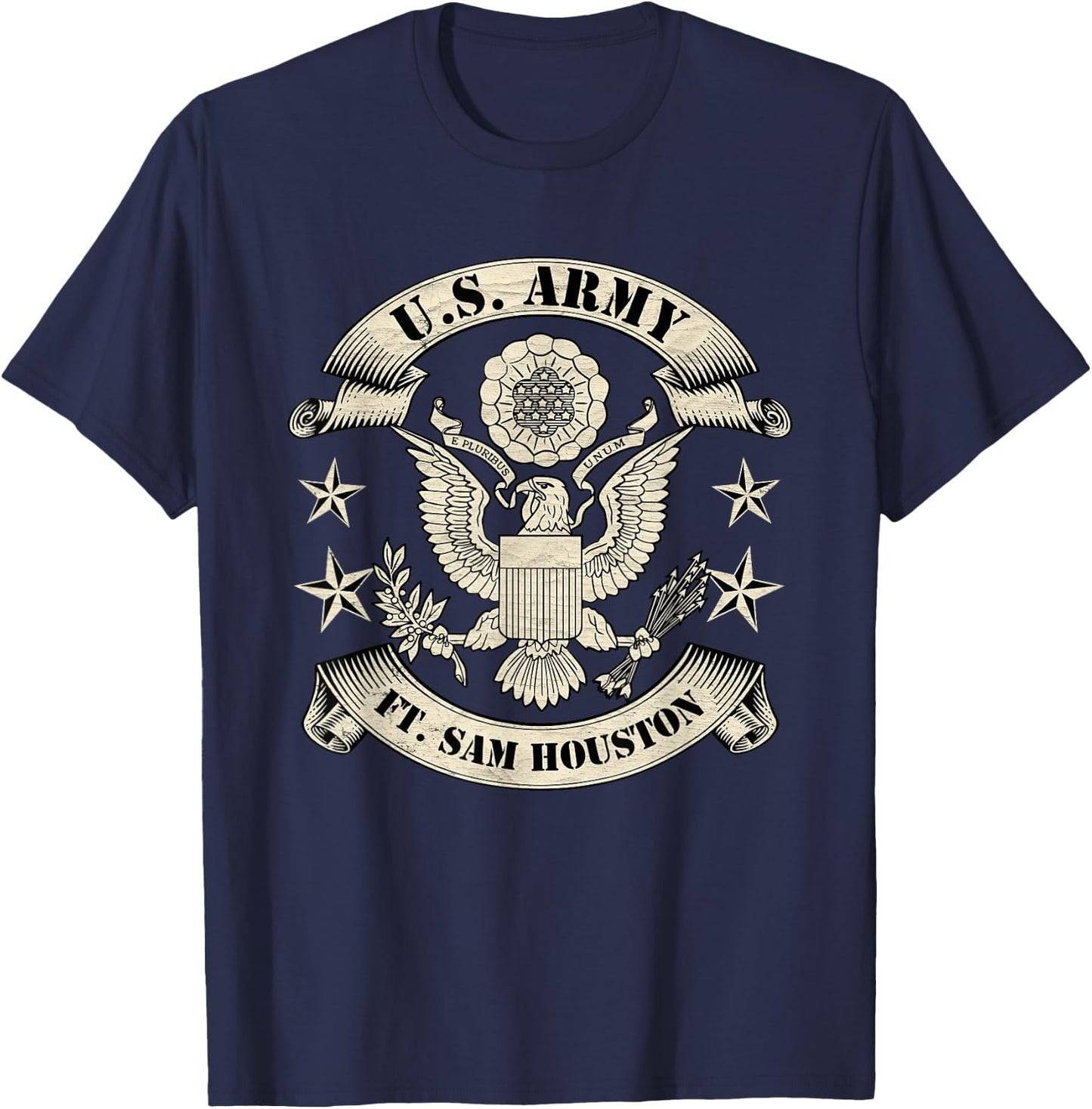 Fort Sam Houston Army Base Ft Sam Houston Texas Tx Gifts T-Shirt - T-Shirt | Navy