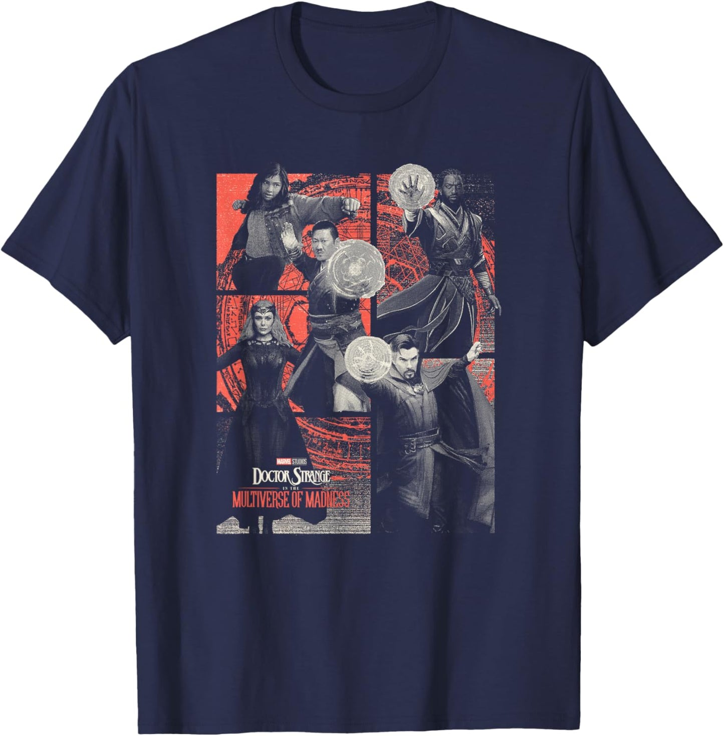 Marvel Doctor Strange In The Multiverse Of Madness Box Up T-Shirt - T-Shirt | Navy
