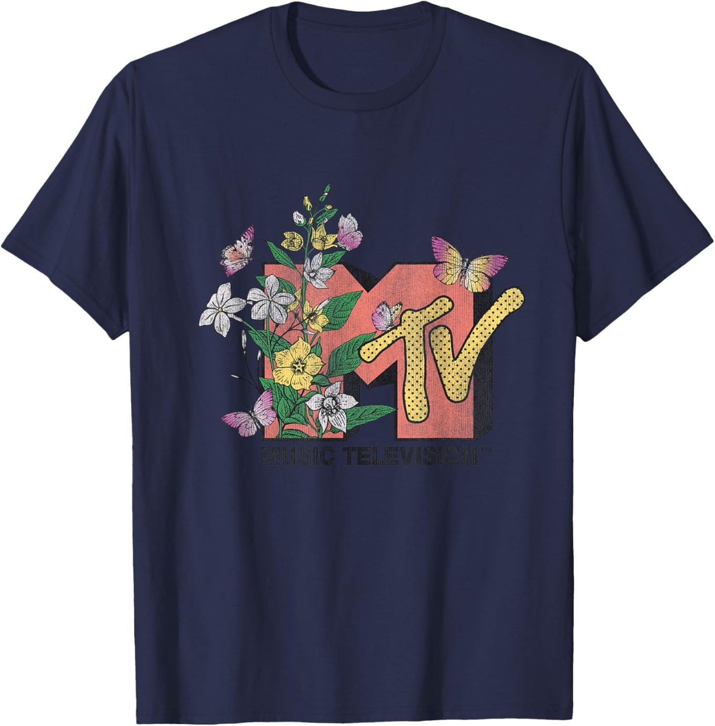 MTV - Botanical Garden T-Shirt - T-Shirt | Navy