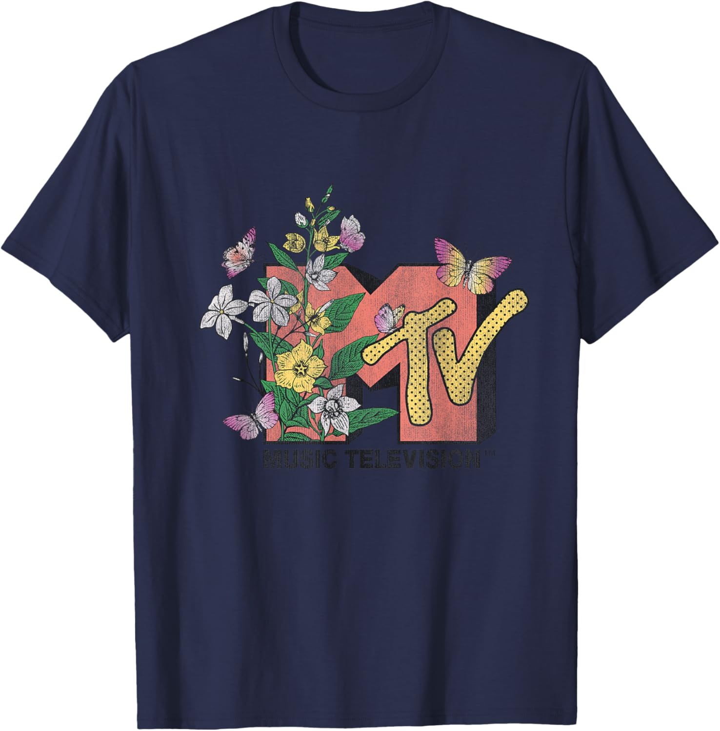 MTV - Botanical Garden T-Shirt - T-Shirt | Navy