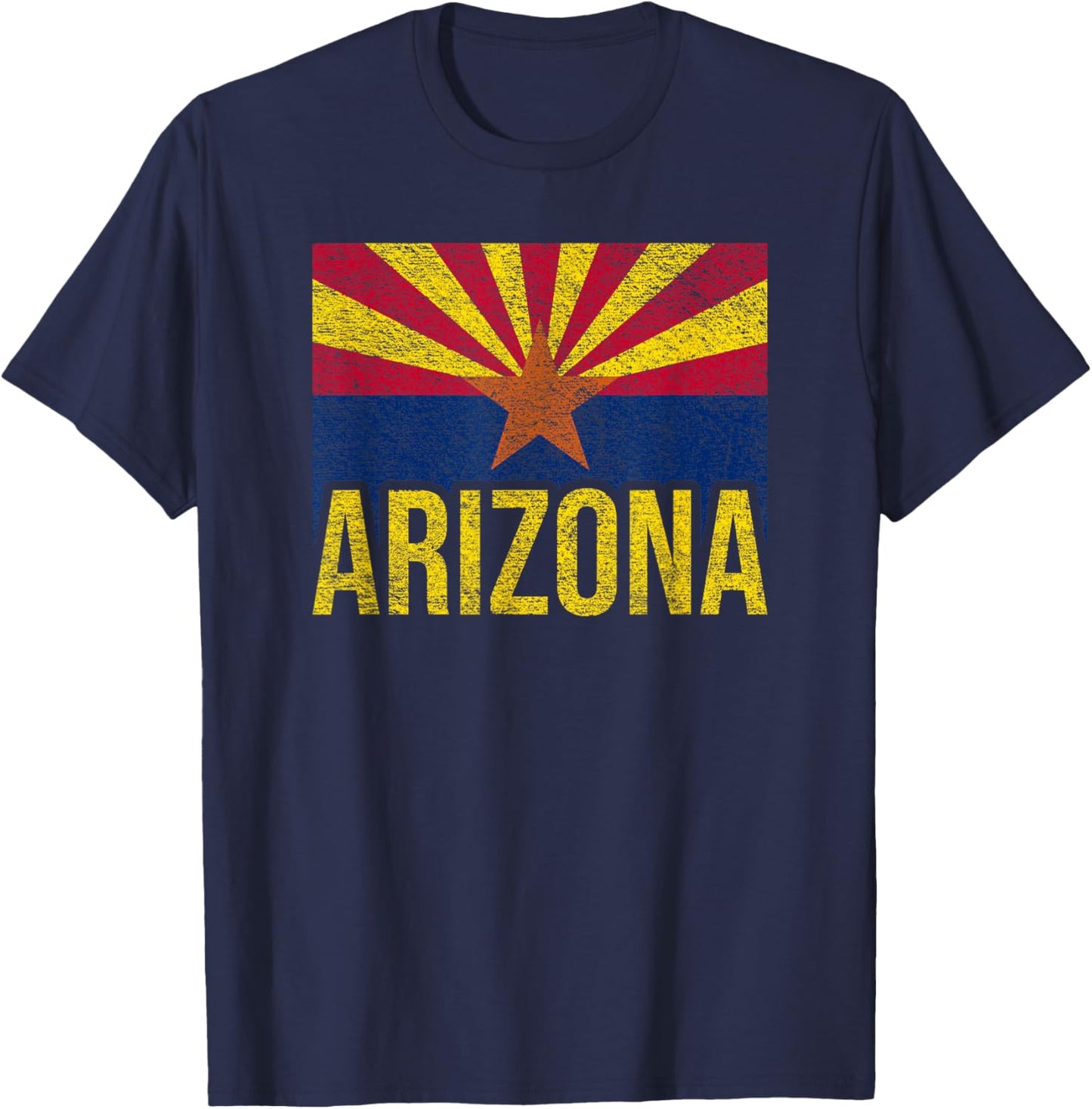 State of Arizona Phoenix Flag T-Shirt - T-Shirt | Navy