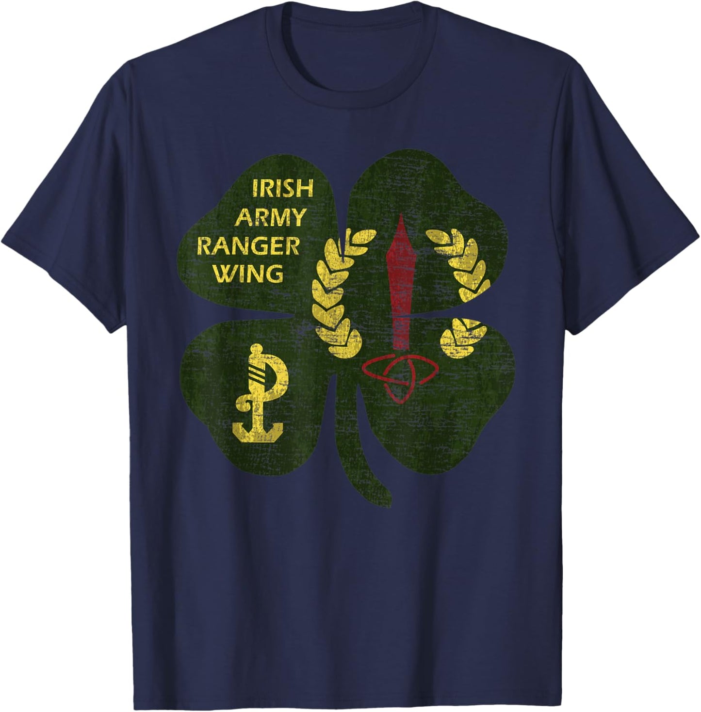 Fianoglach Irish Special Force Army Ranger Fiannoglaigh T-Shirt - T-Shirt | Navy