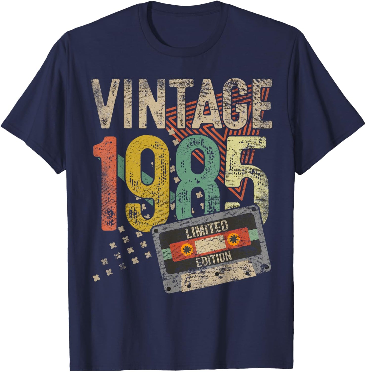 Vintage 1985 40th Birthday Gifts Women 40 Year Old T-Shirt - T-Shirt | Navy