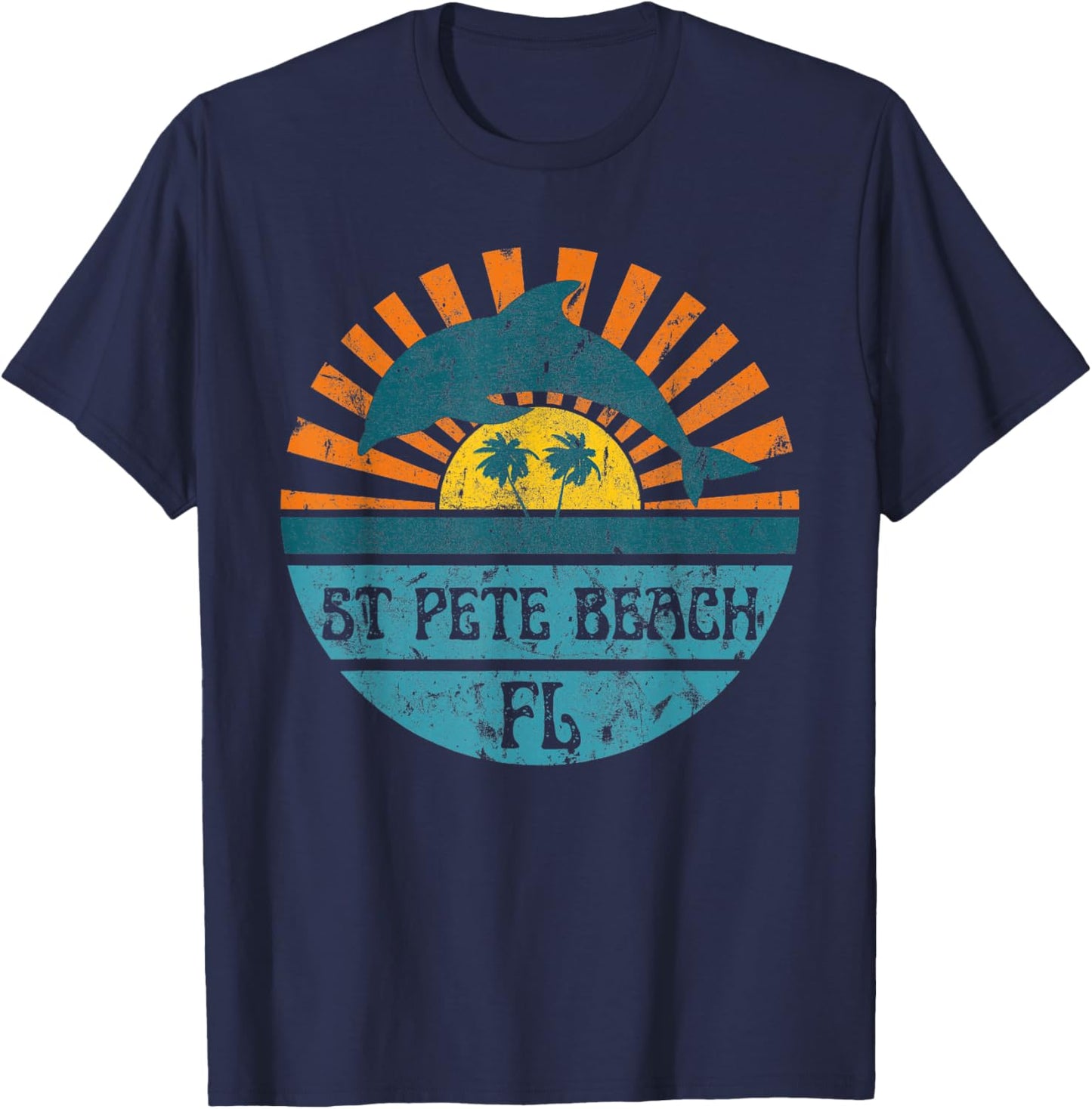 St. Pete Beach T-Shirt - T-Shirt | Navy