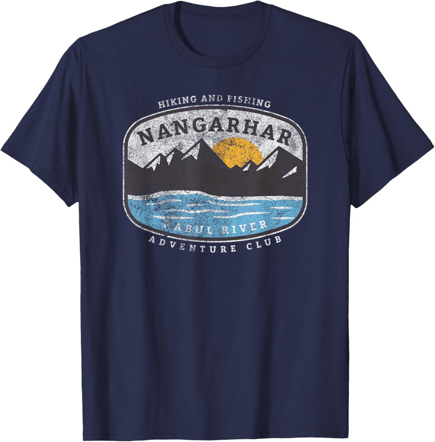 American Marauder: Nangahar Afghanistan Camping T-Shirt - T-Shirt | Navy