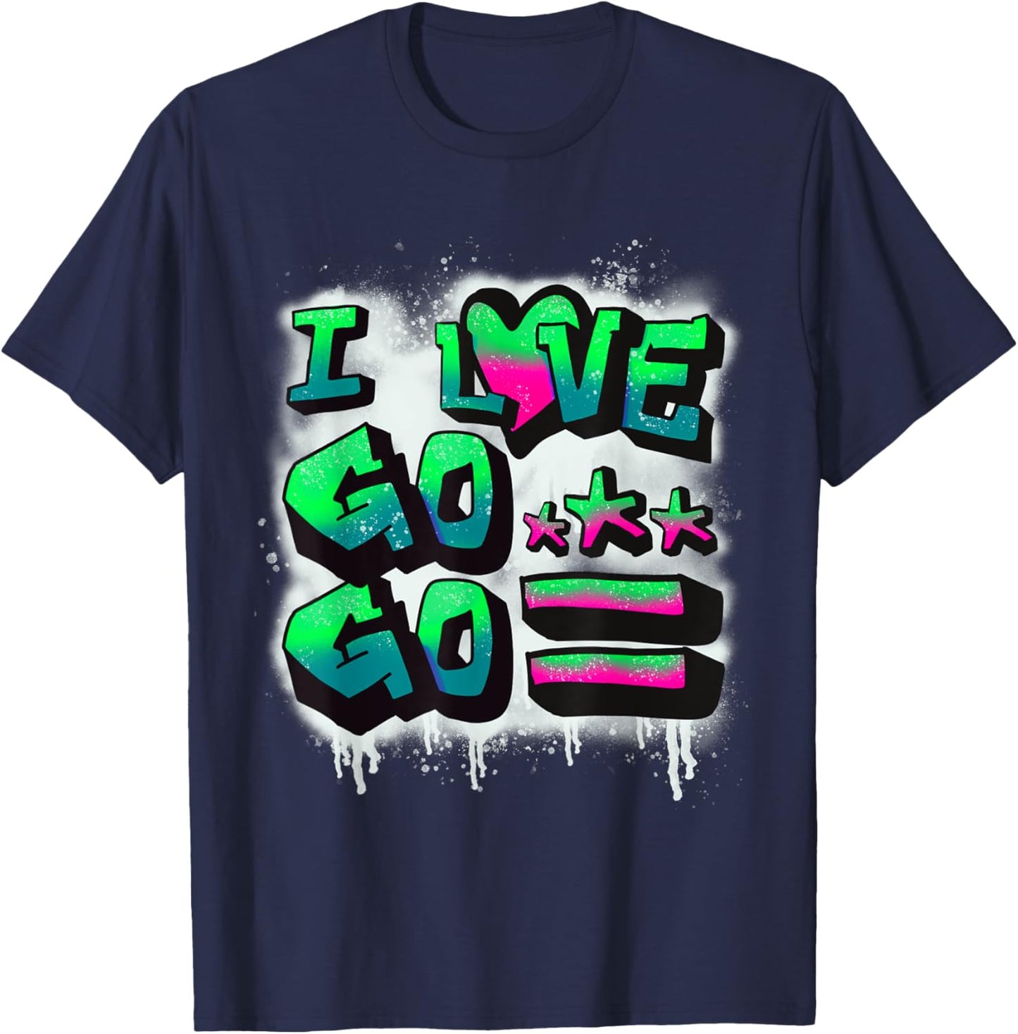 D.C. I Love Go-Go Music Gift kids and adults T-Shirt - T-Shirt | Navy