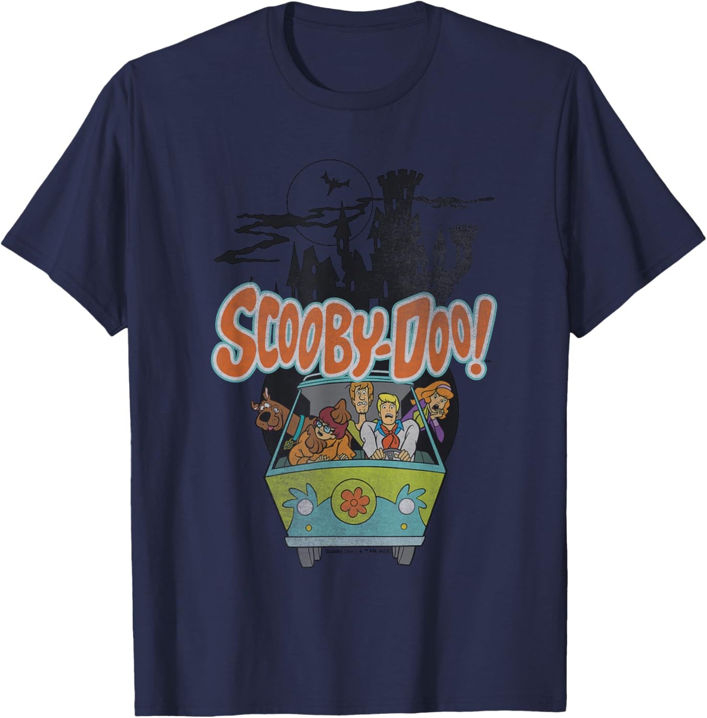 Scooby Doo Haunted Castle T-Shirt - T-Shirt | Navy