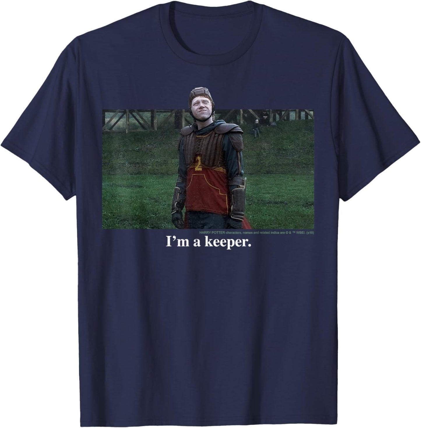 Harry Potter Ron Weasley I'm A Keeper Meme T-Shirt - T-Shirt | Navy