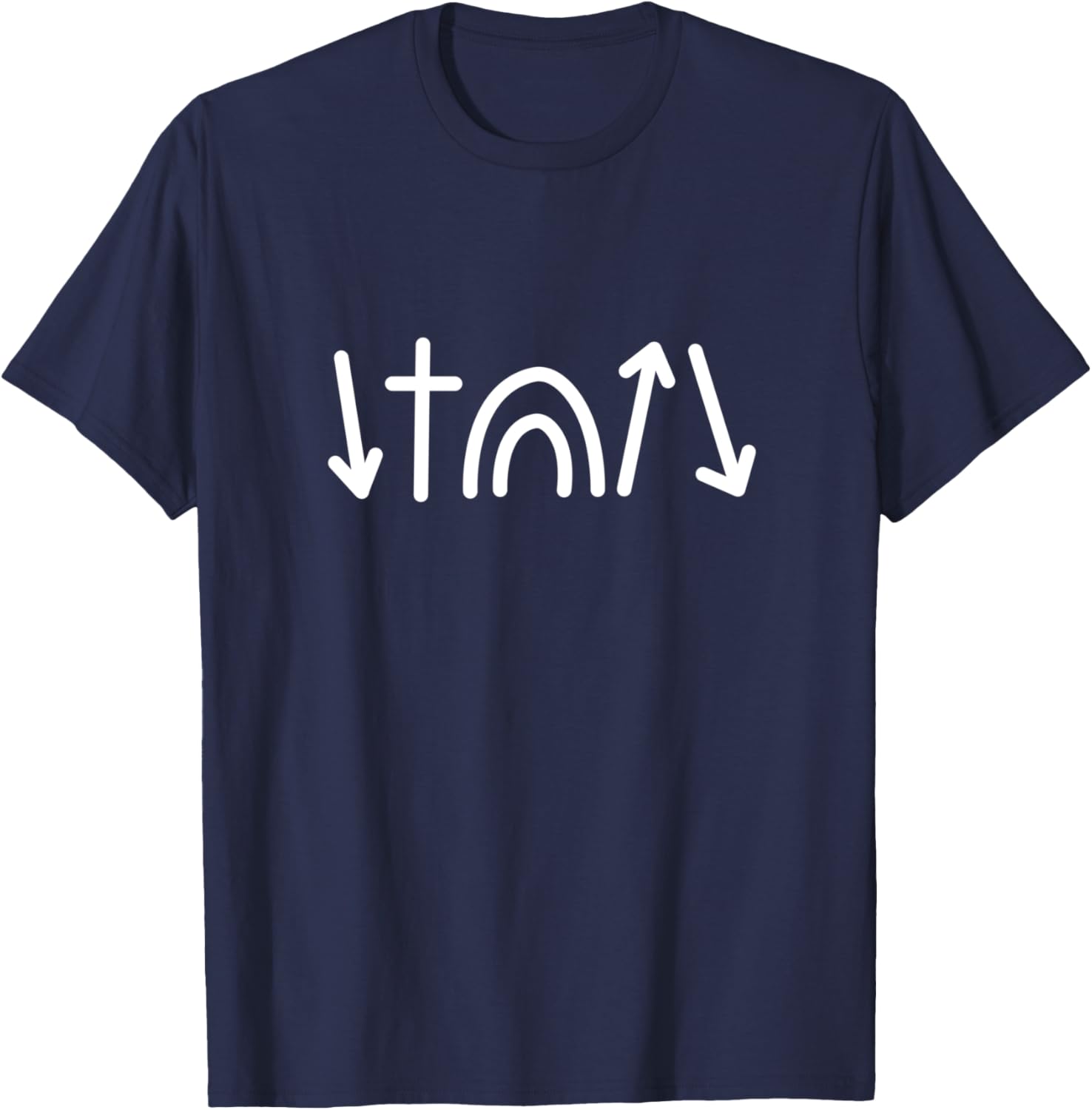 God He Came He Died He Arose He Ascended Jesus Coming Back T-Shirt - T-Shirt | Navy