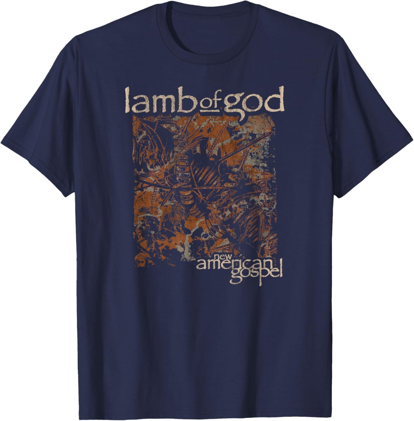 Lamb of God – New American Gospel T-Shirt - T-Shirt | Navy
