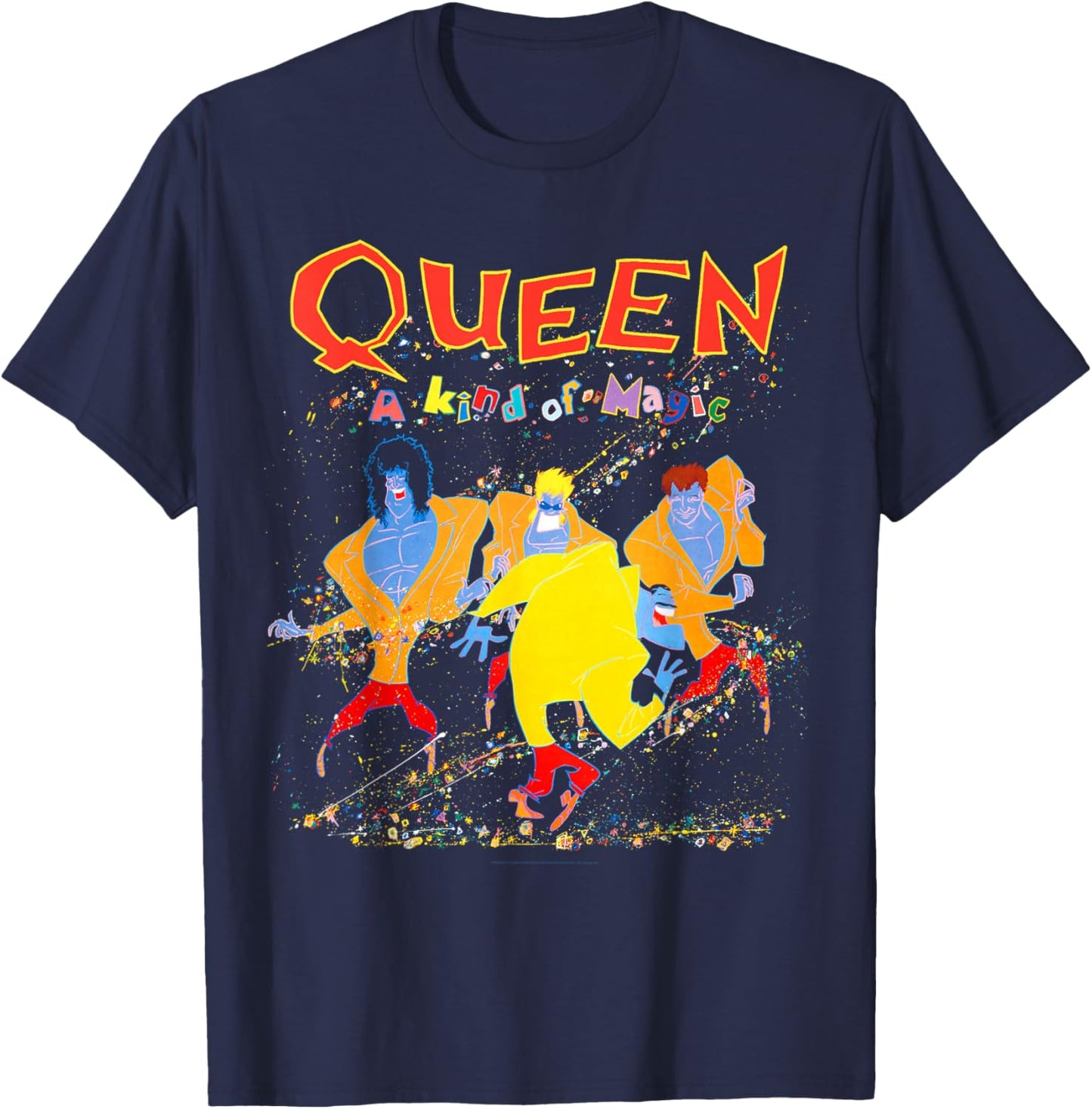 Queen Official Kind of Magic T-Shirt - T-Shirt | Navy