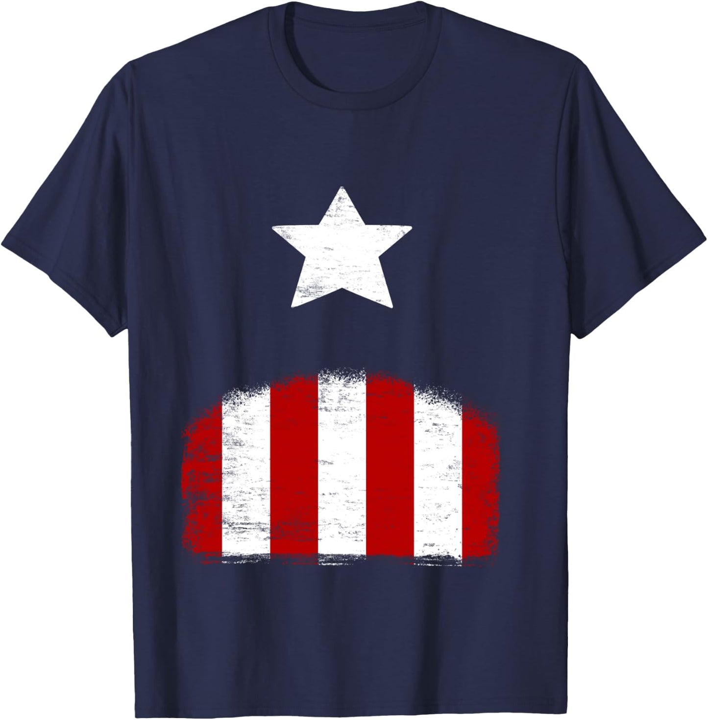 Marvel Captain America Classic Avengers Halloween Costume T-Shirt - T-Shirt | Navy