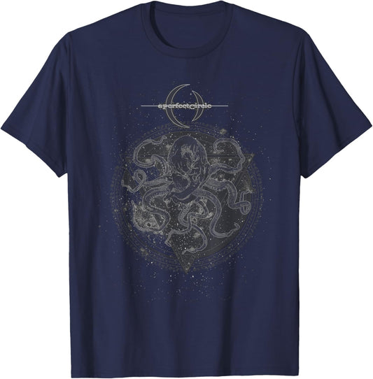 A Perfect Circle – Celestial Octopus VIP Tour T-Shirt - T-Shirt | Navy