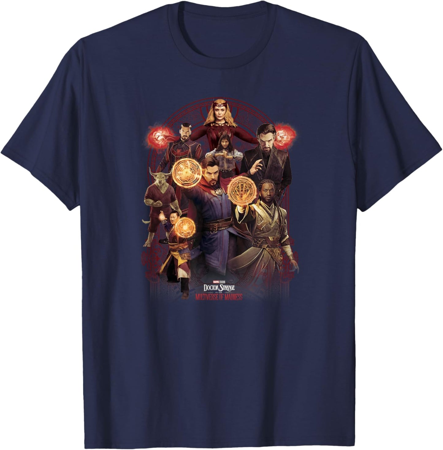 Marvel Doctor Strange In The Multiverse Of Madness Group T-Shirt - T-Shirt | Navy