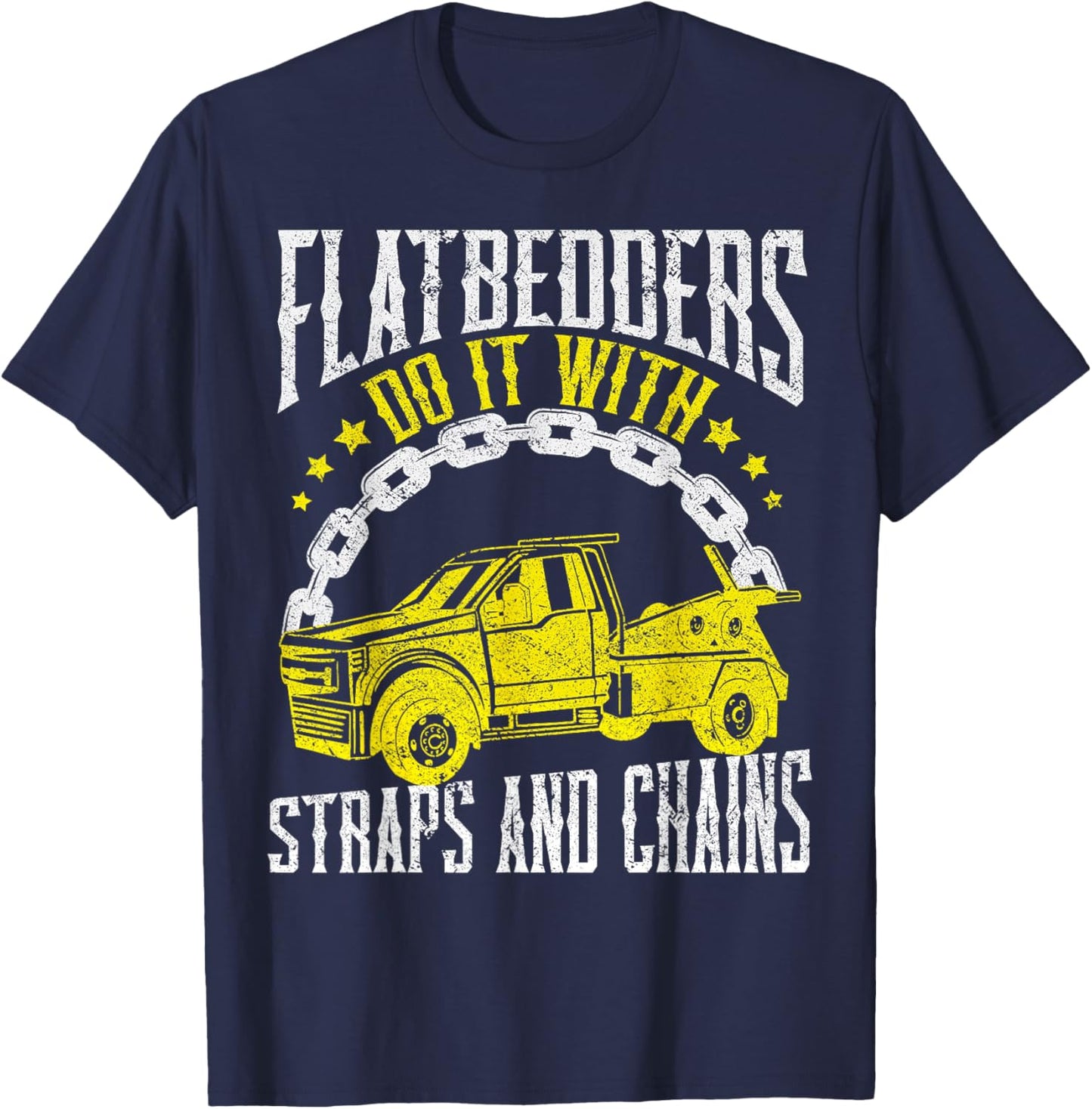 Tow Truck Towing Service T-Shirt - T-Shirt | Navy