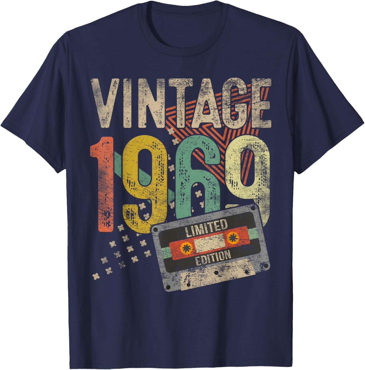 Vintage 1969 56th Birthday Gifts Women 56 Year Old T-Shirt - T-Shirt | Navy