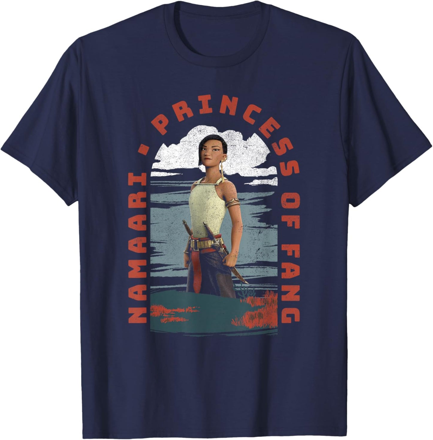 Disney Raya And The Last Dragon Namaari Princess Of Fang T-Shirt - T-Shirt | Navy