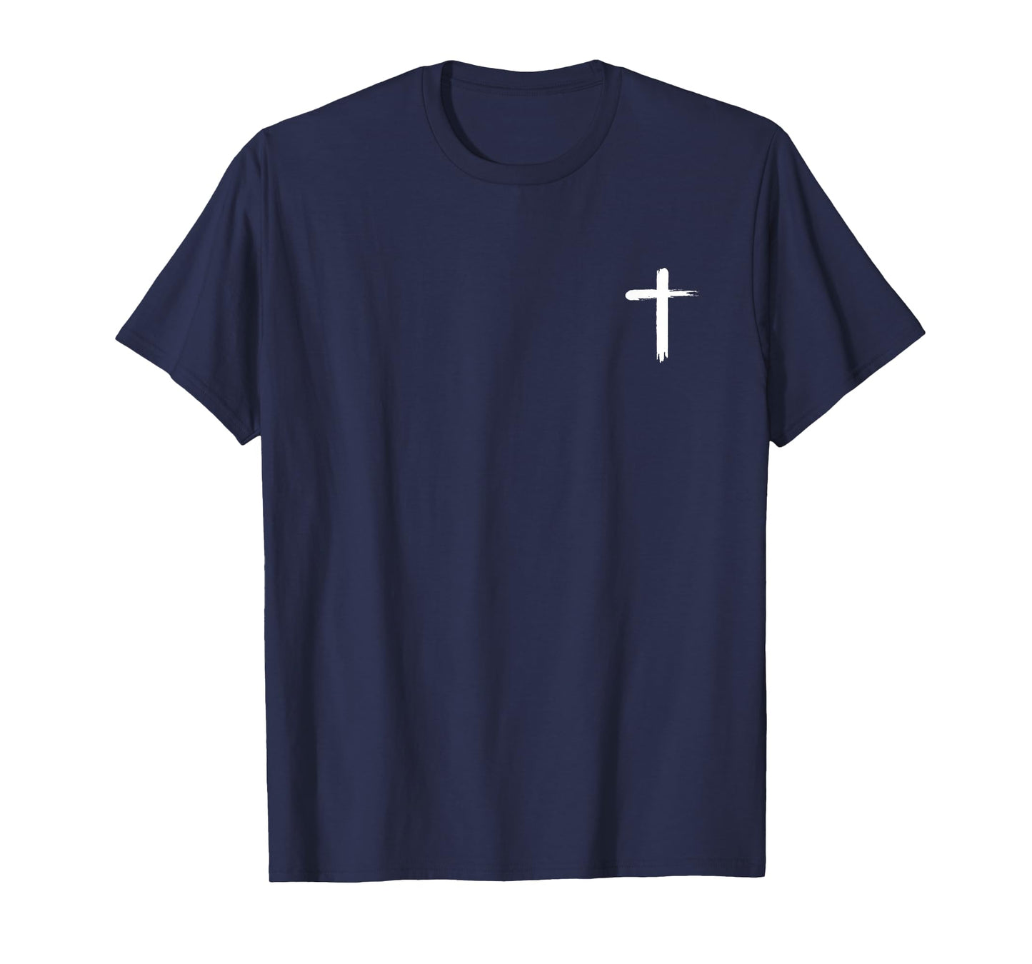 He Is My Rock My Salvation Front and Back Print Christian T-Shirt