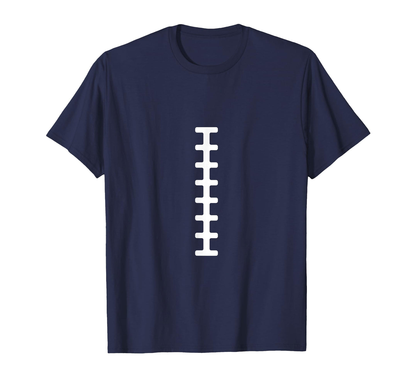 Fun & Easy Halloween Football Costume Tee Ball Laces Brown T-Shirt