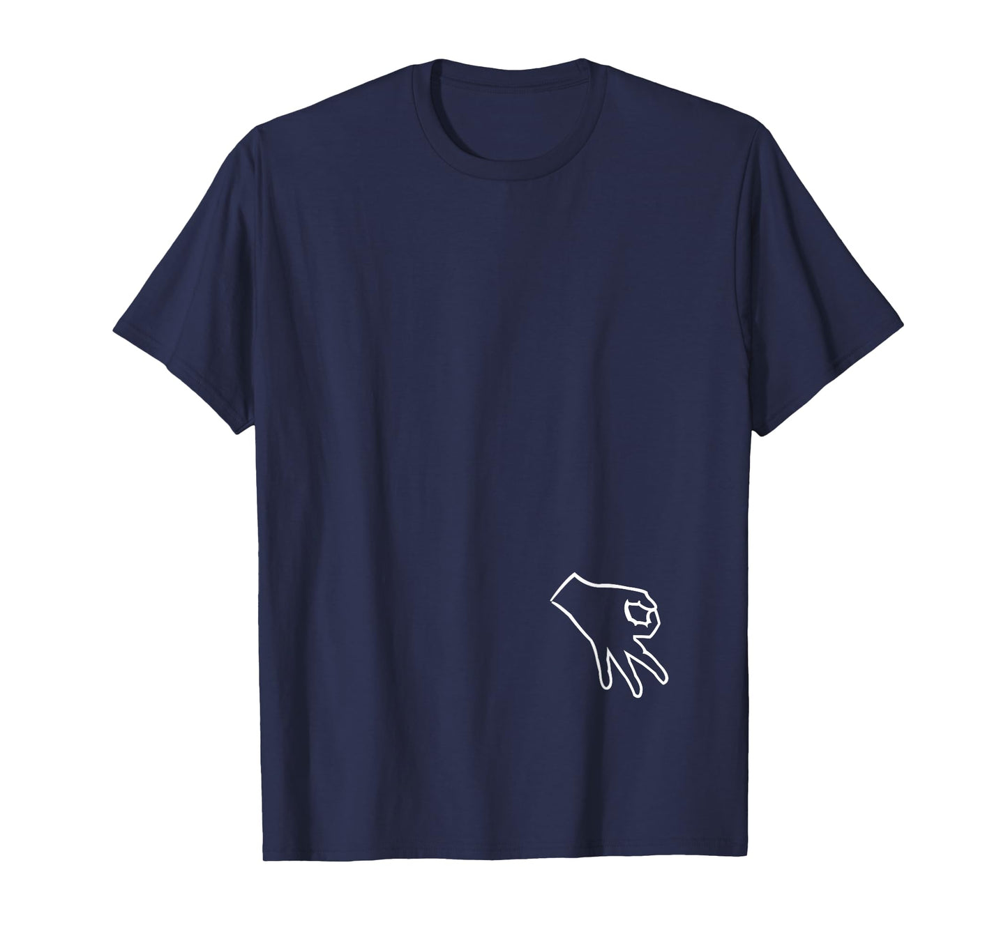 Funny Finger Circle Game Shirt Made You Look Tempting Hole T-Shirt