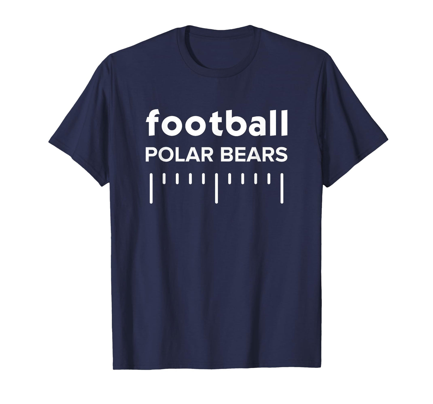 Bracken County Polar Bears Football Lines HS T-Shirt