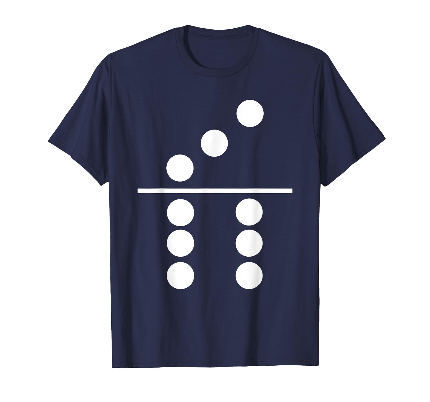Domino Three Six Matching Halloween Gift Group Costumes 3-6 T-Shirt