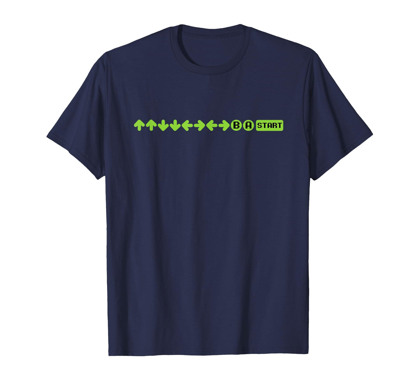 Up Up Down Left Right Left Right B A Start funny cheat code T-Shirt