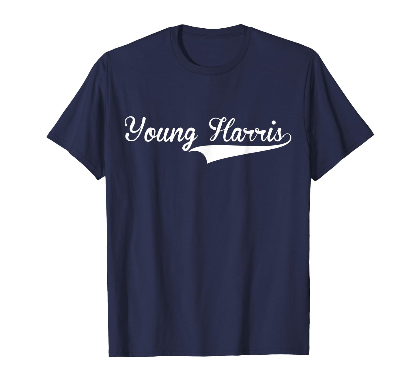 YOUNG HARRIS Baseball Vintage Retro Font T-Shirt
