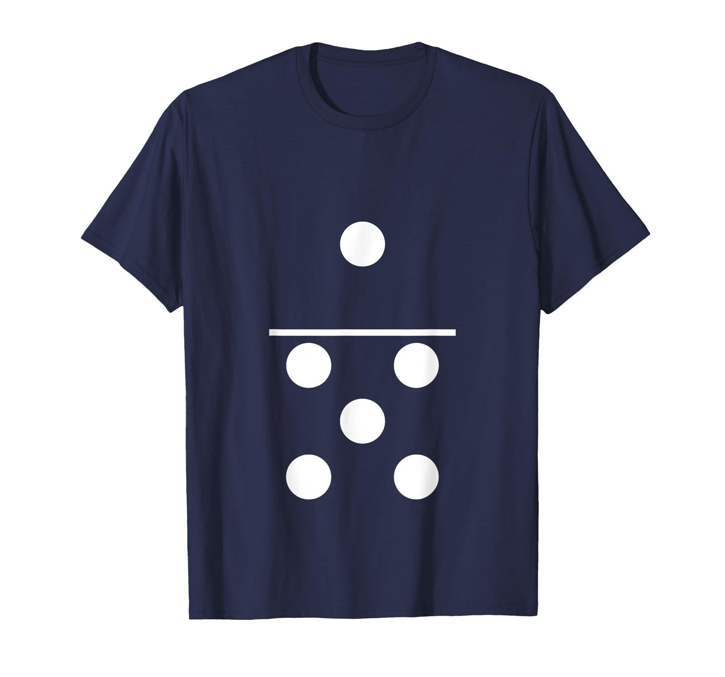 Domino Game 1 5 Matching Halloween Group Costume T-Shirt