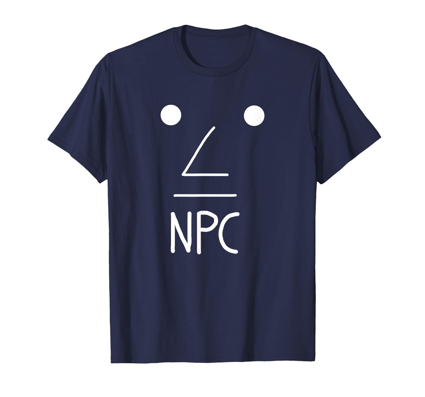 NPC Meme Shirt Non Playable Character Gray Meme Wojak Tee